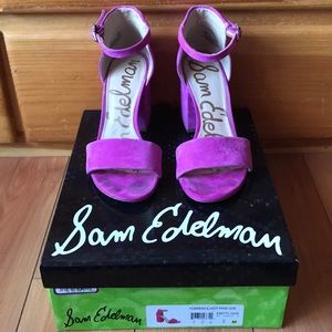 Hot Pink Sam Edelman Sandals